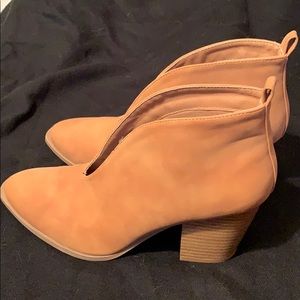 Qupid brand tan boots
